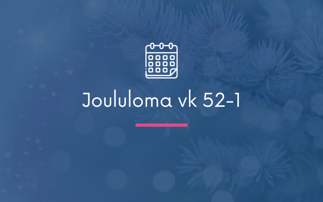 JOULULOMA 20.12.2024-6.1.2025