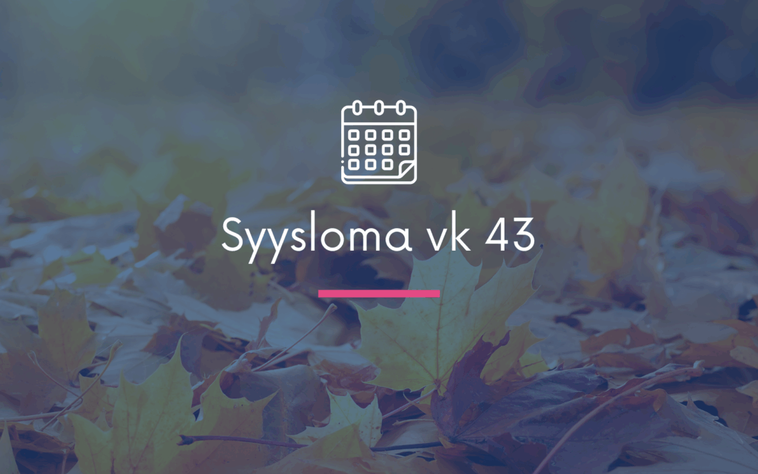 SYYSLOMA 20.-26.10.2025